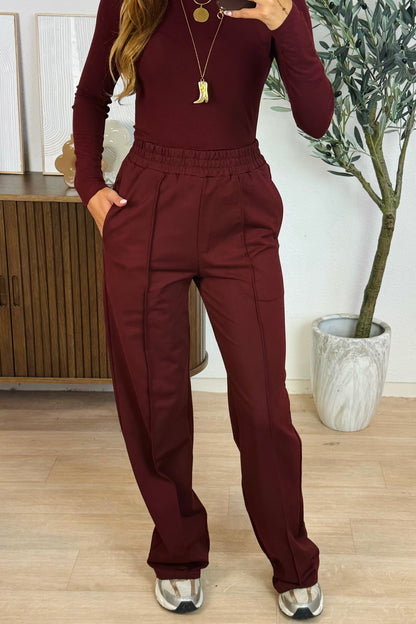 Phoenix jogger pantalon - Bordeaux