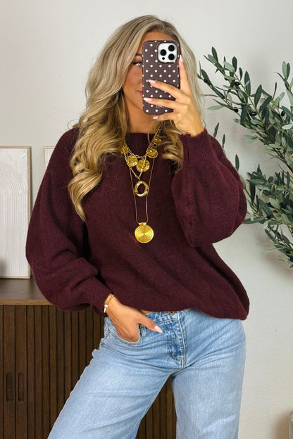 Babs knit - Bordeaux
