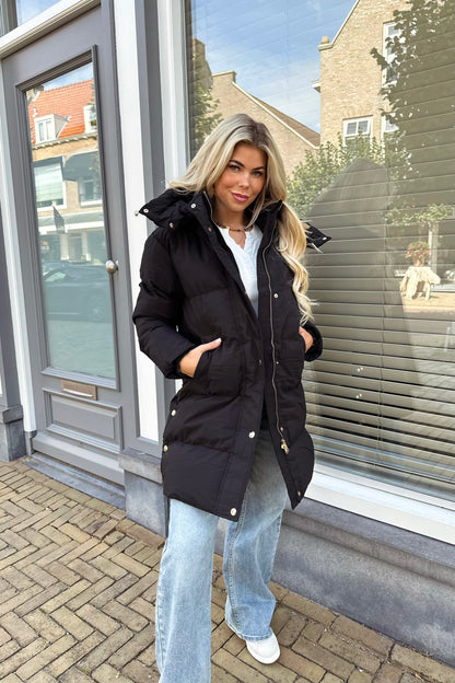 Lynn pufferjas - Black