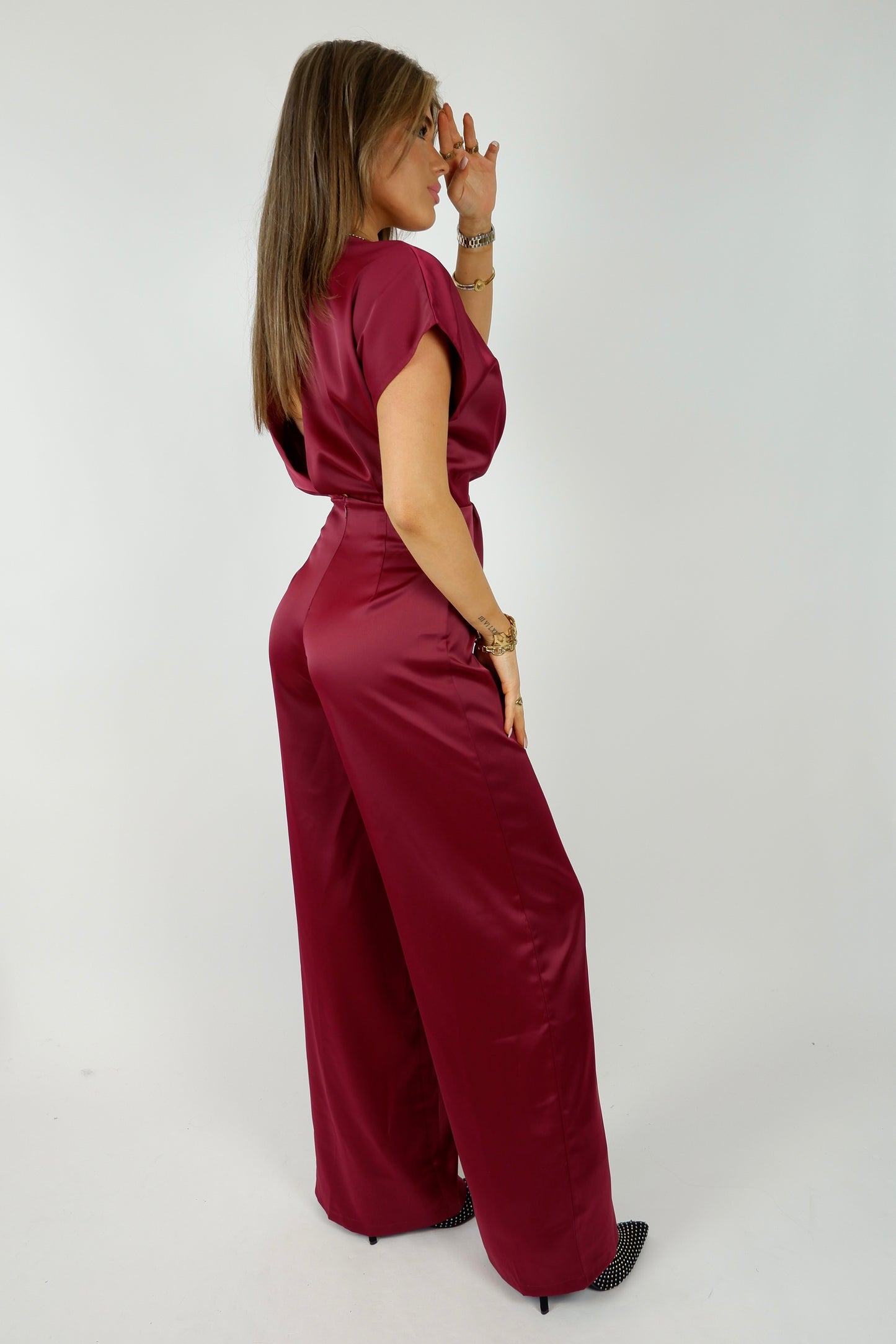 Liora - jumpsuit bordeaux