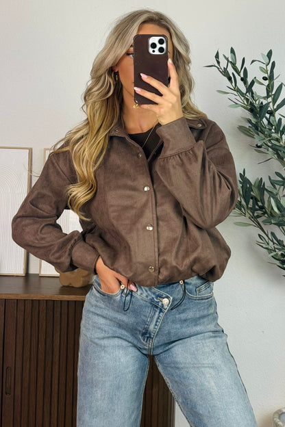Yasmine bomber jack - Bruin