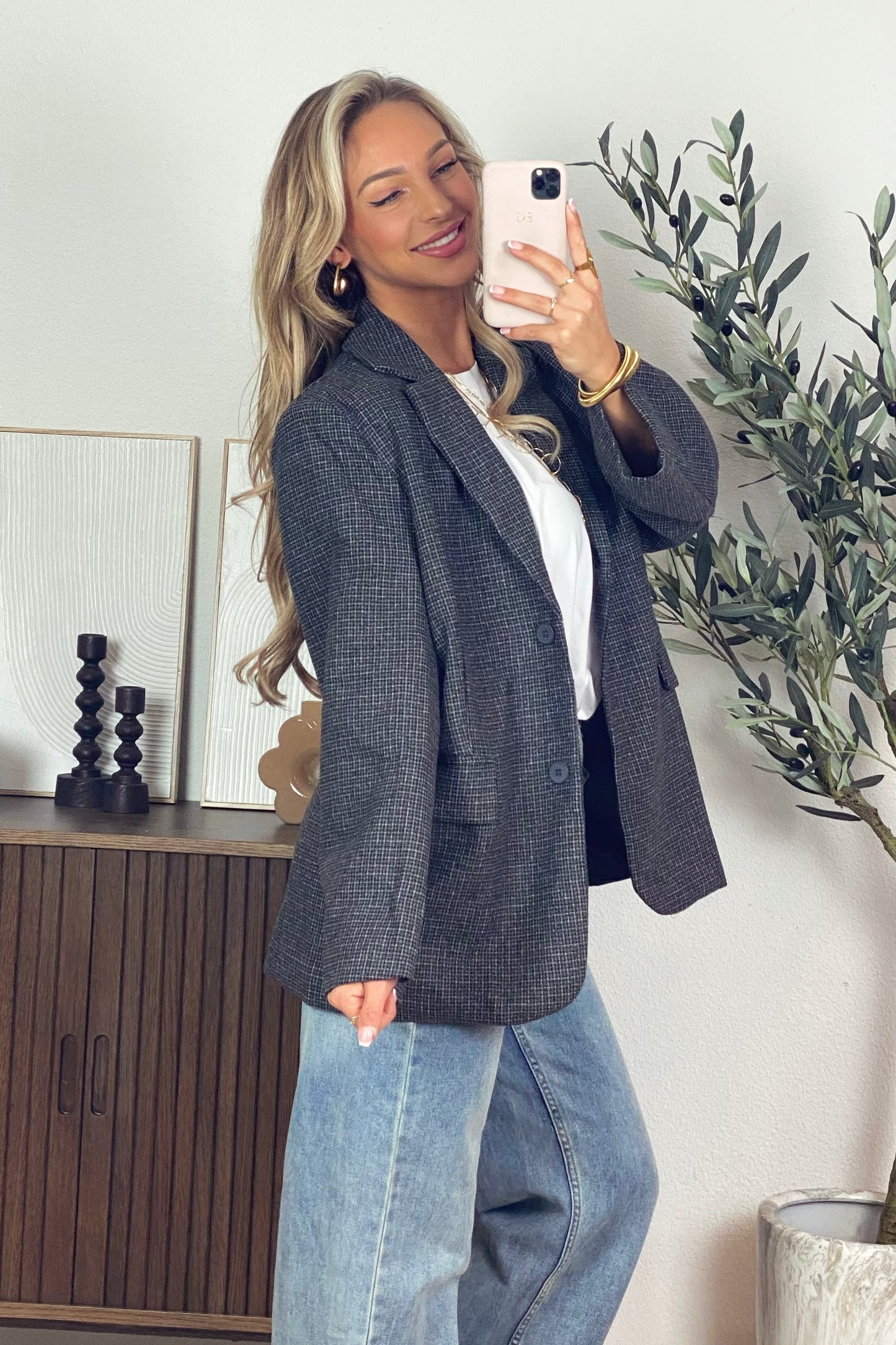 Jasmin blazer - Grey