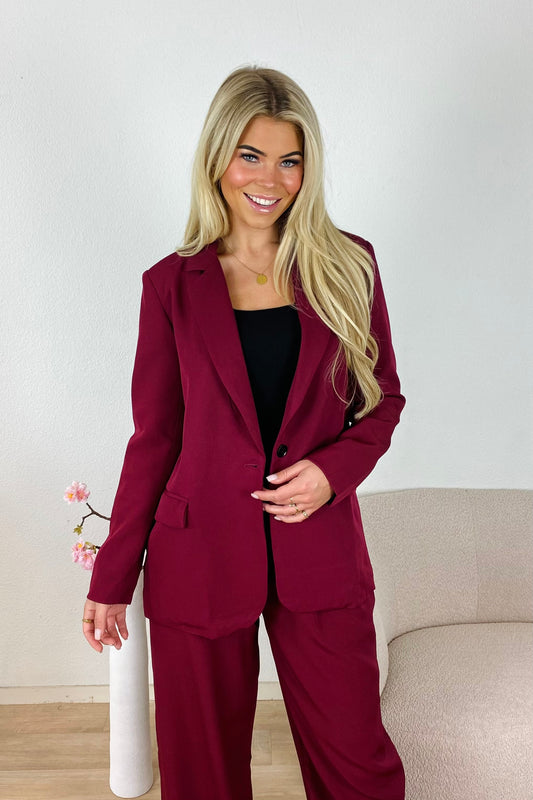 Reya - blazer bordeaux