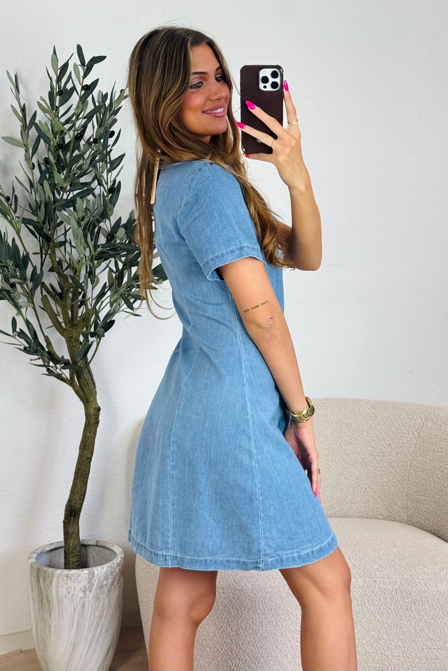 Tatum denim jurk