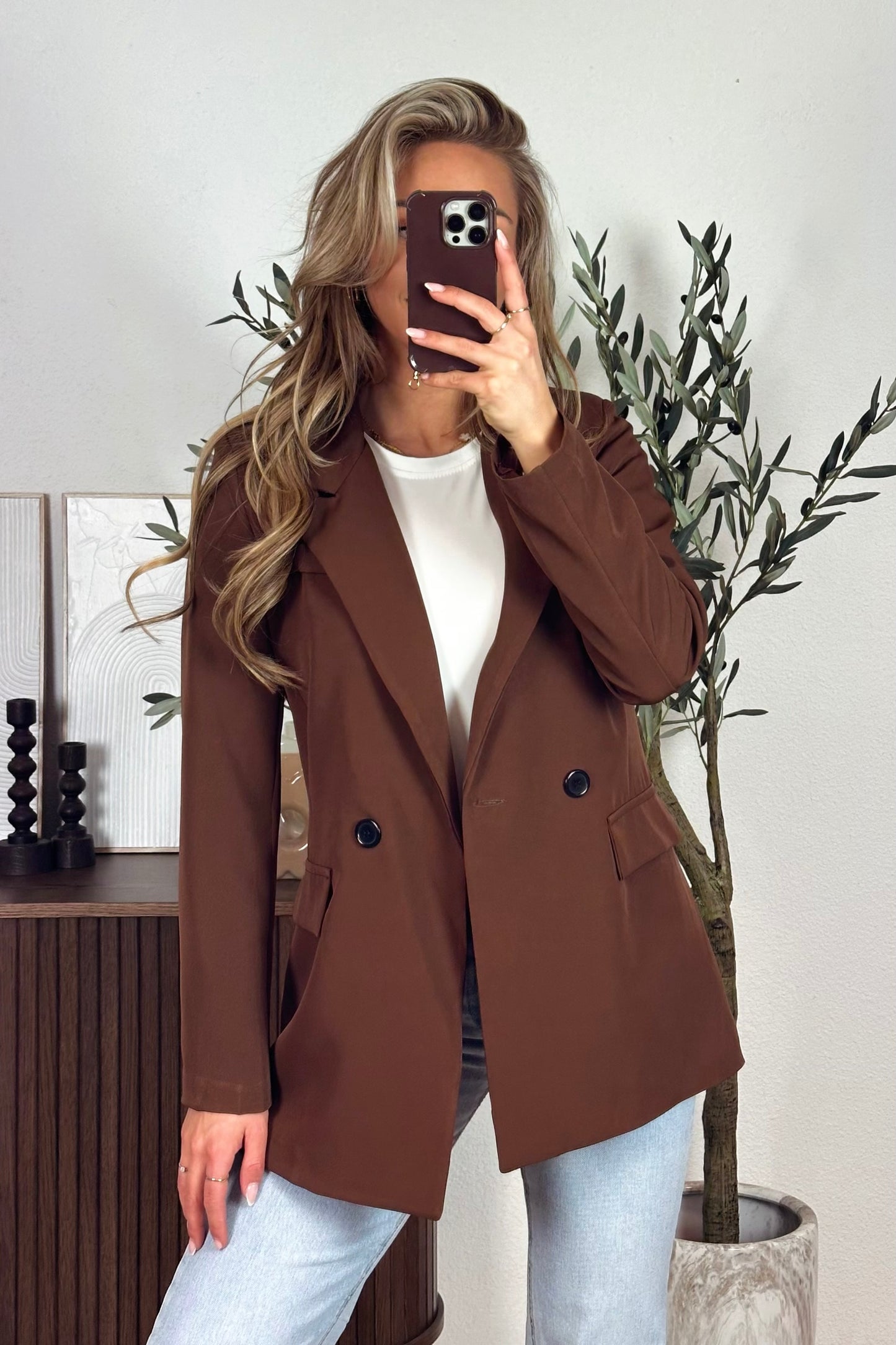 FG Essential Blazer – Oversized - Bruin