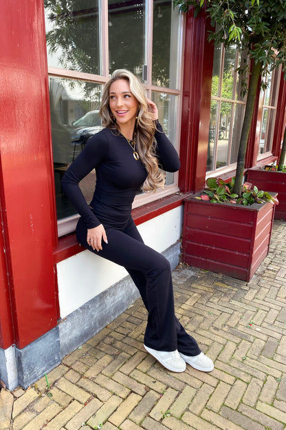 Lauren stretch top - Black