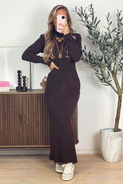 Sophie dress - Brown