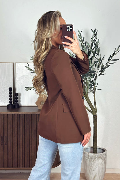 FG Essential Blazer – Oversized - Bruin