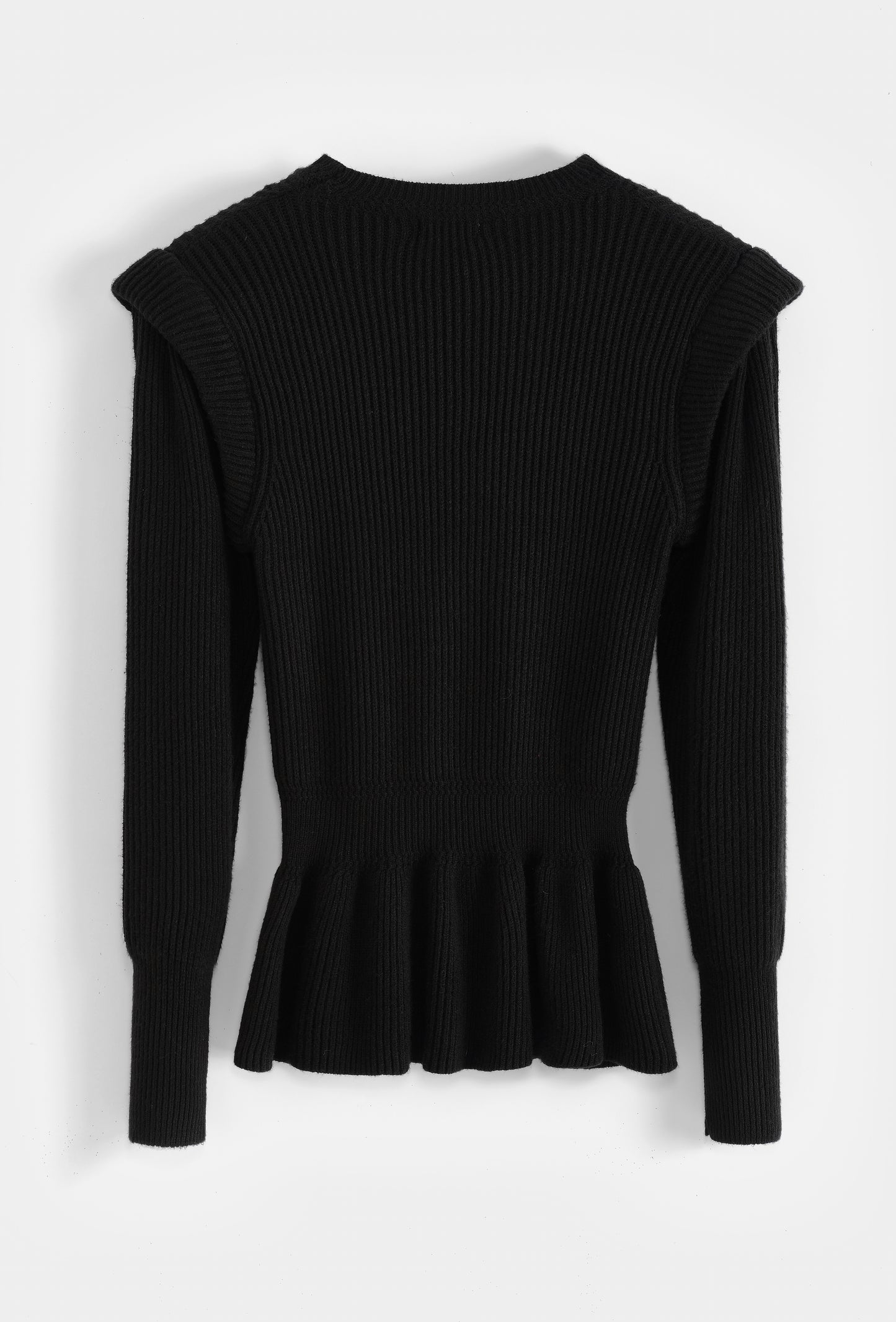 Kailani ruffle top - Black