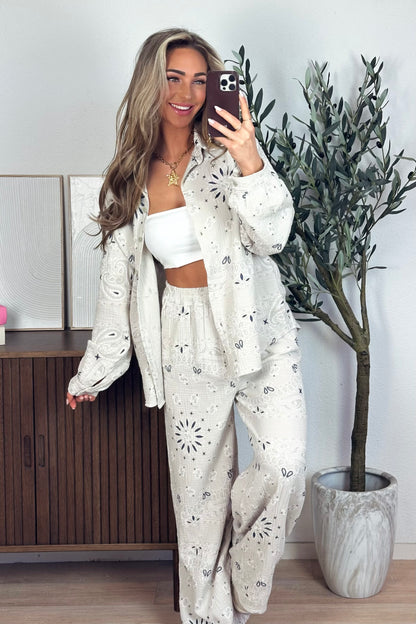 Alani mousseline set - Beige