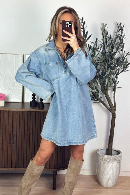 Demy oversized denim dress