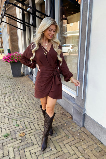 Annika dress - Brown