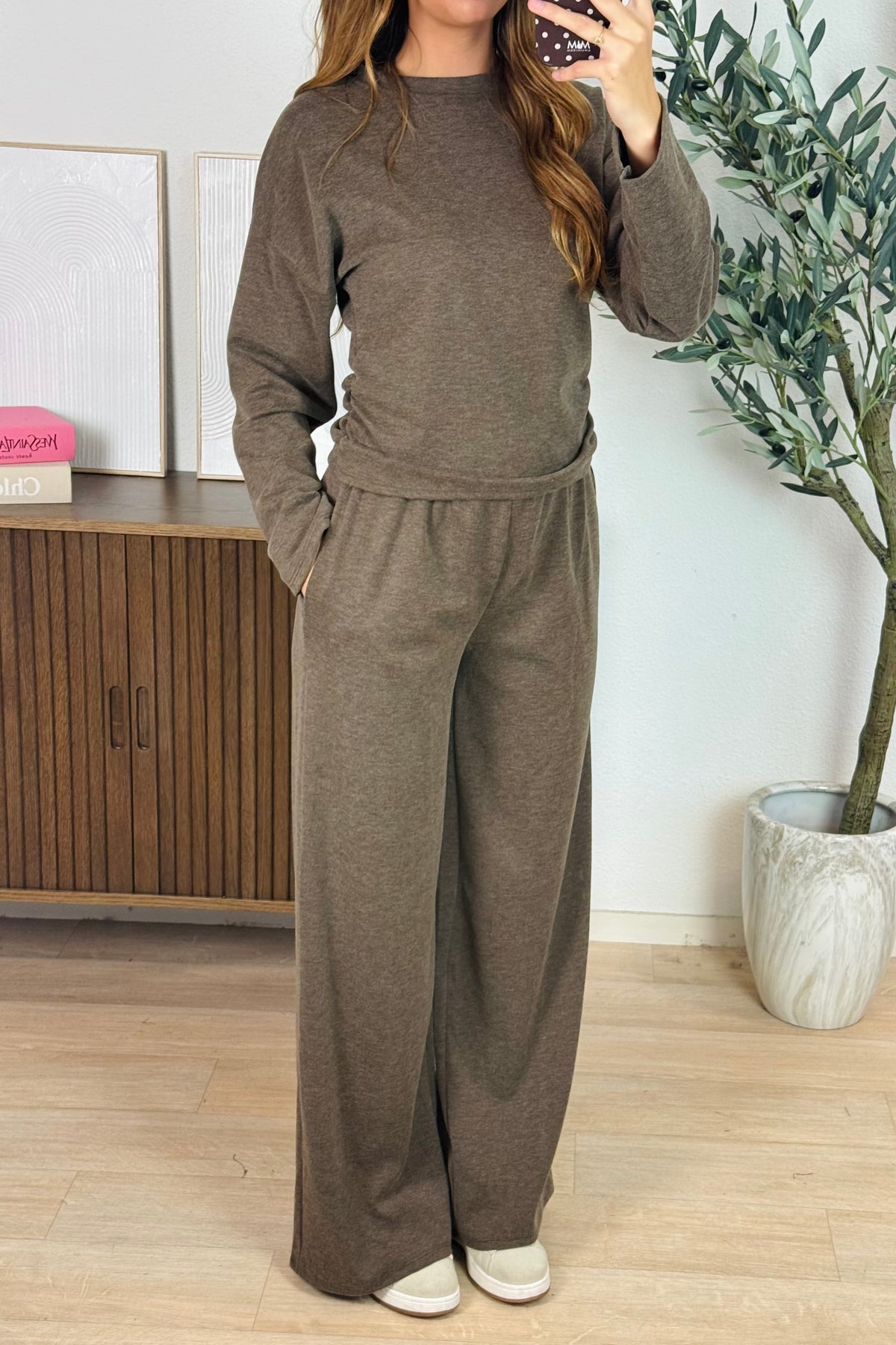 Rachelle comfy set - Bruin