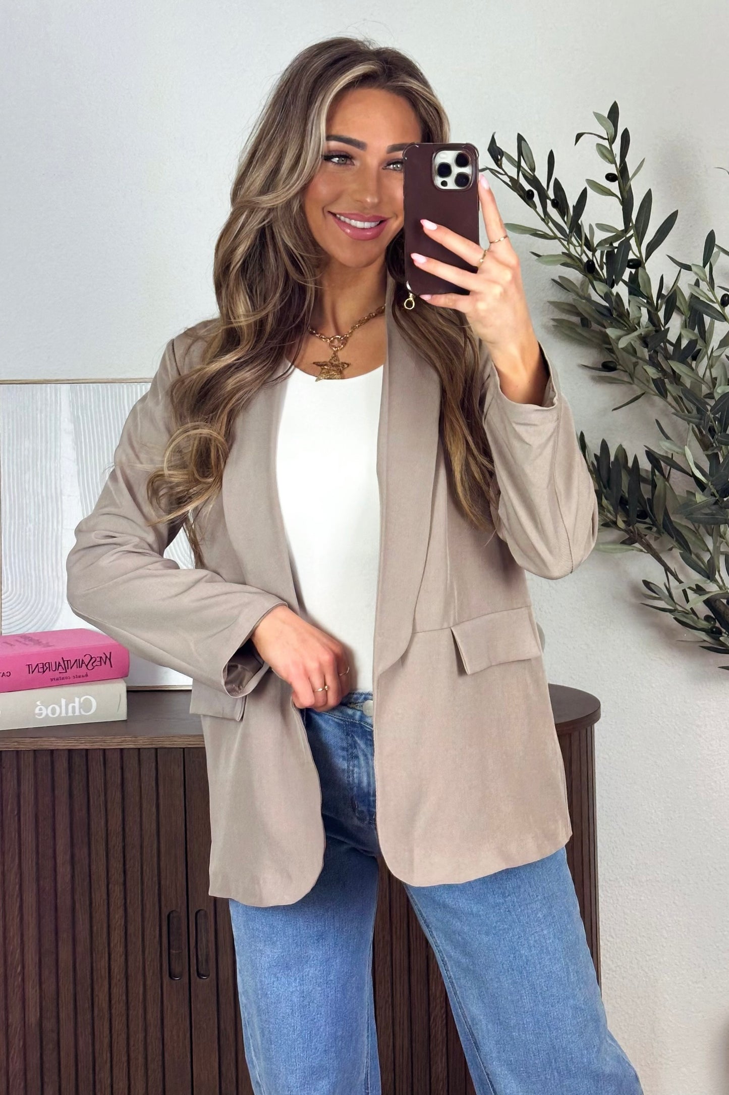 FG Essential Blazer - Taupe