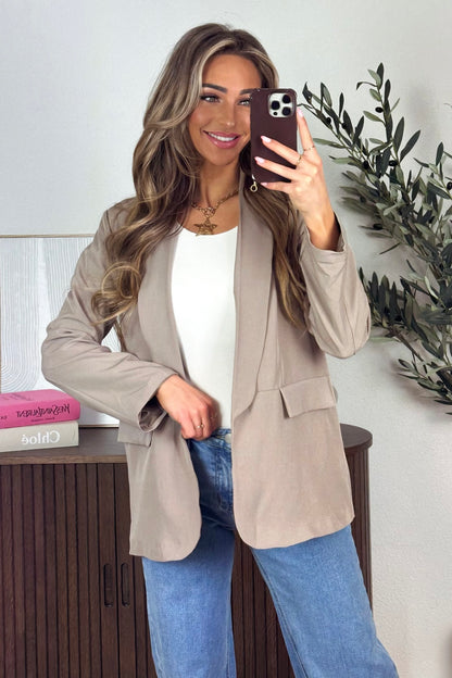 FG Essential Blazer - Taupe