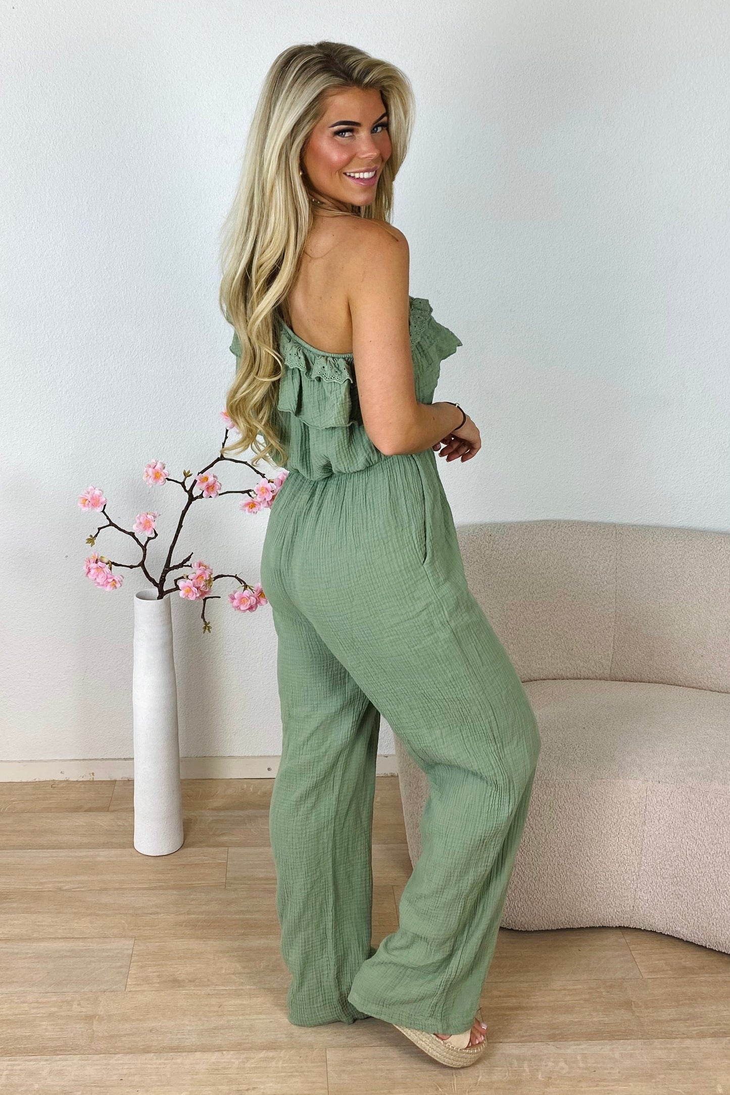 Mayla - jumpsuit kaki