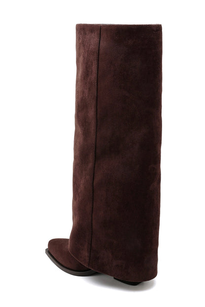 Ruby boots fringe - Brown