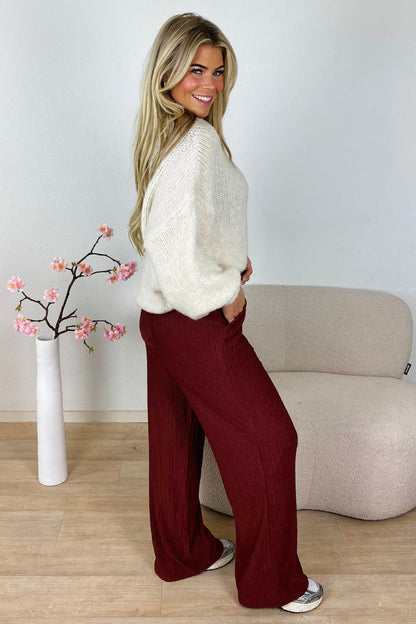 Clara - broek bordeaux