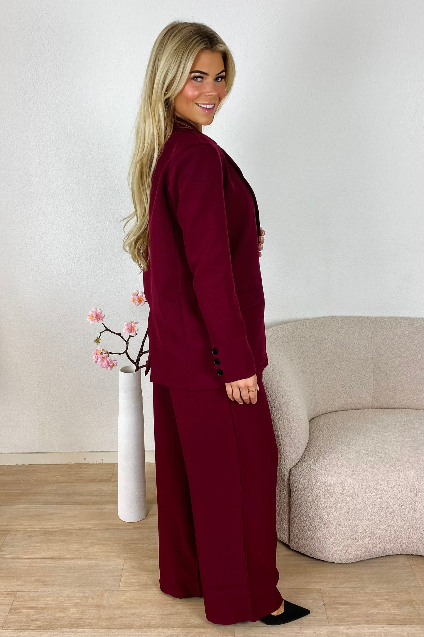 Reya - blazer bordeaux