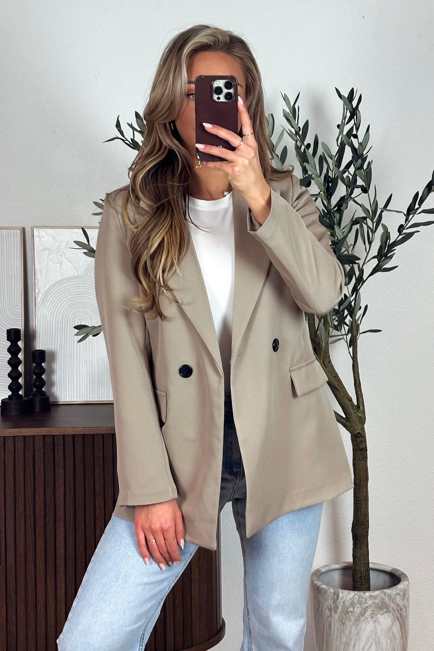 FG Essential Blazer – Oversized - Taupe