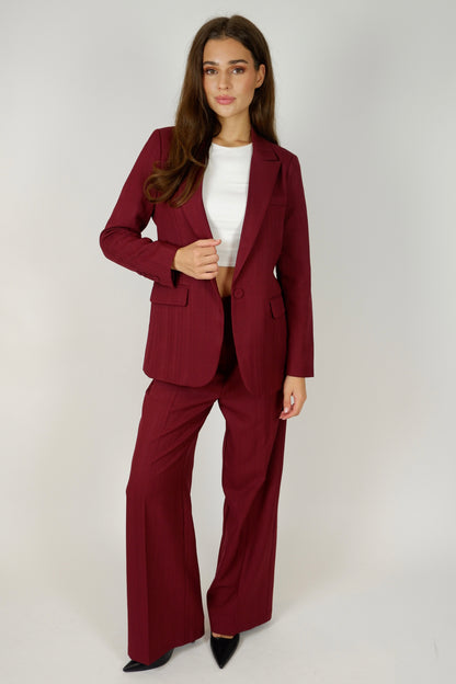 Laila - blazer bordeaux