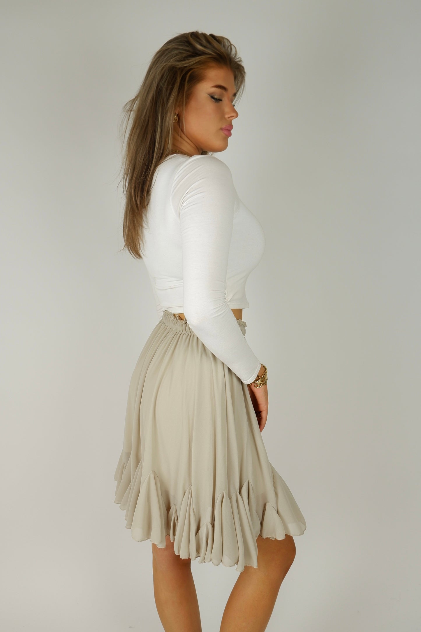 Adele - rok beige