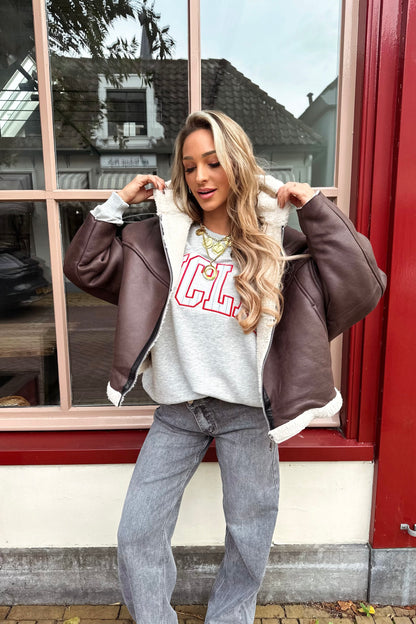 Romee jacket - Brown