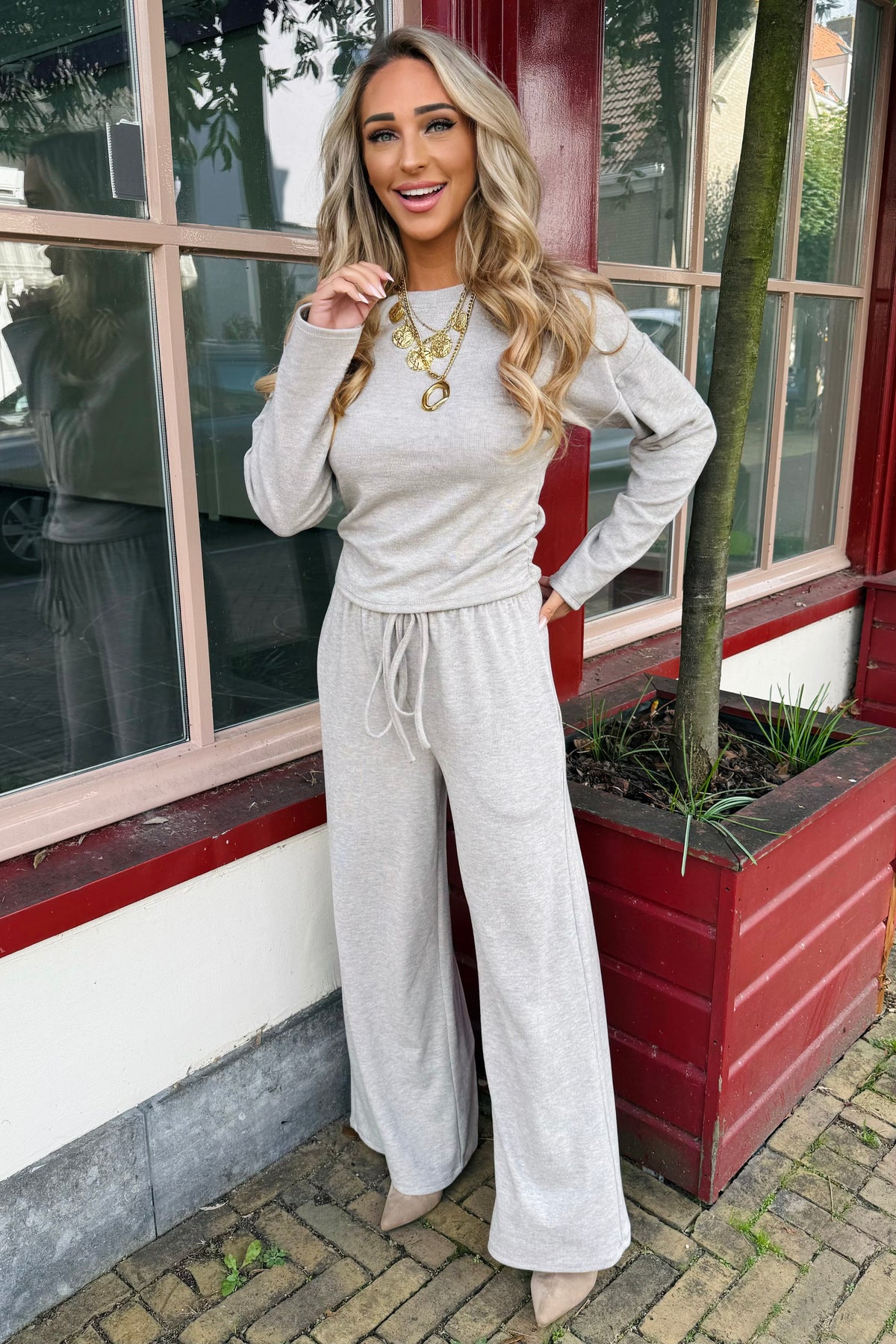 Rachelle comfy set - Taupe