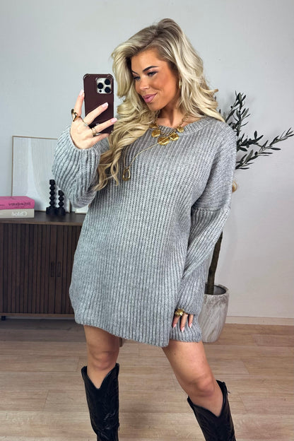 Elisa knit dress - Grey
