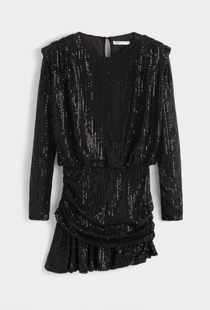 Harper glitter dress - Black