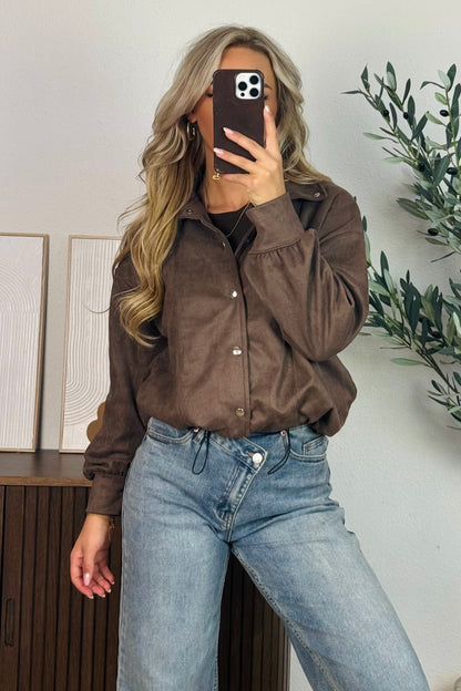 Yasmine bomber jack - Bruin