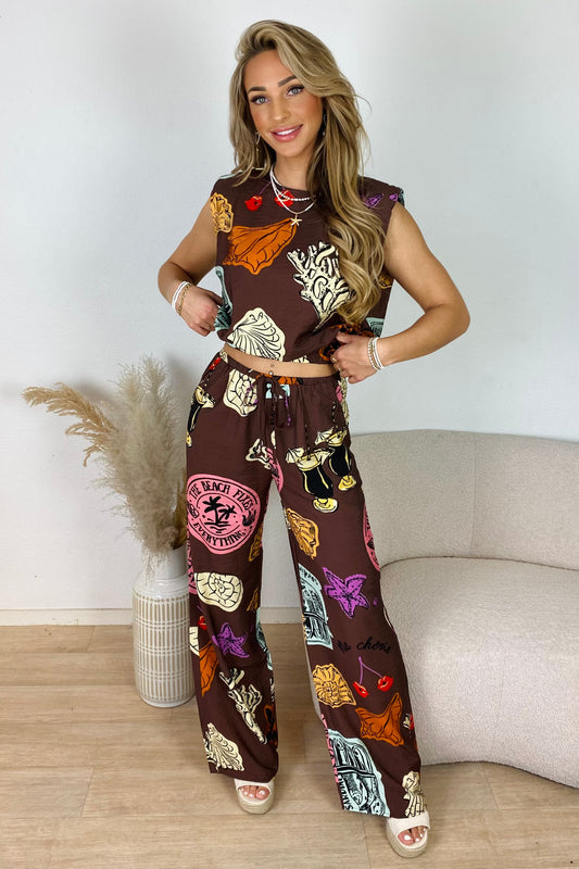 Beach print set - Bruin