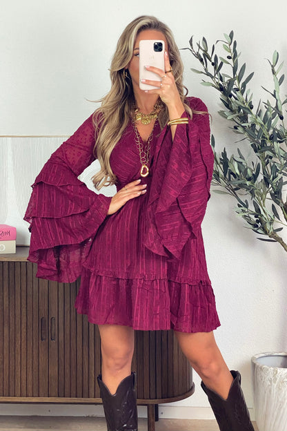 Olivia dress - Burgundy