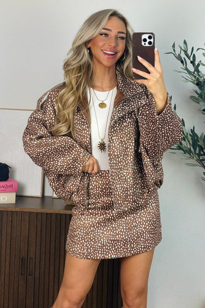 Ophelie bambi skort - Bruin