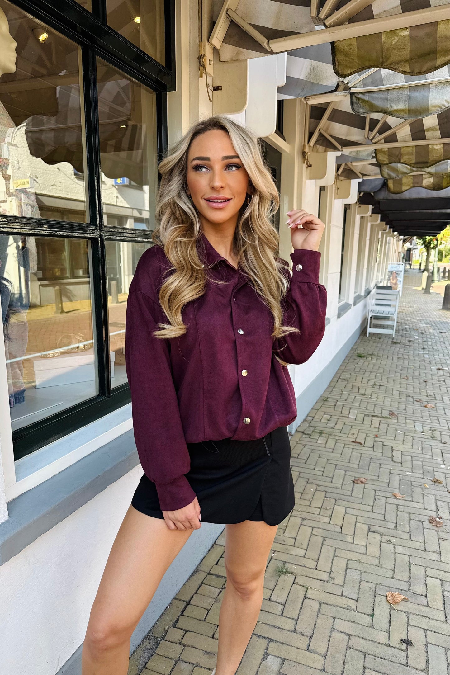 Yasmine bomber jack - Bordeaux