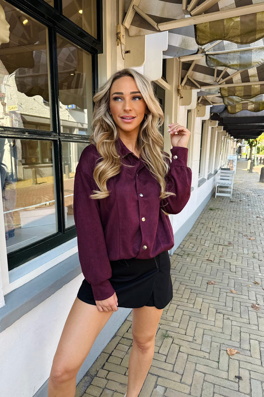 Yasmine bomber jack - Bordeaux