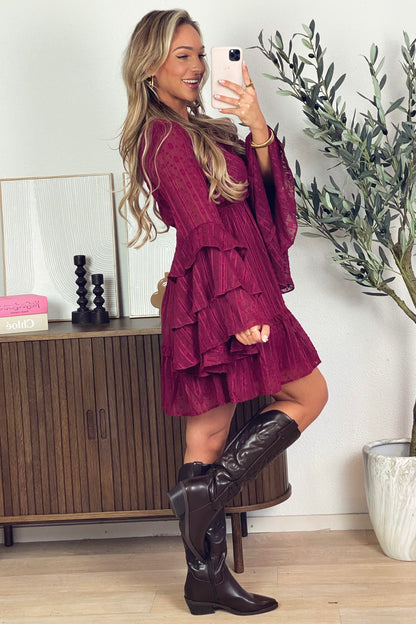 Olivia dress - Burgundy