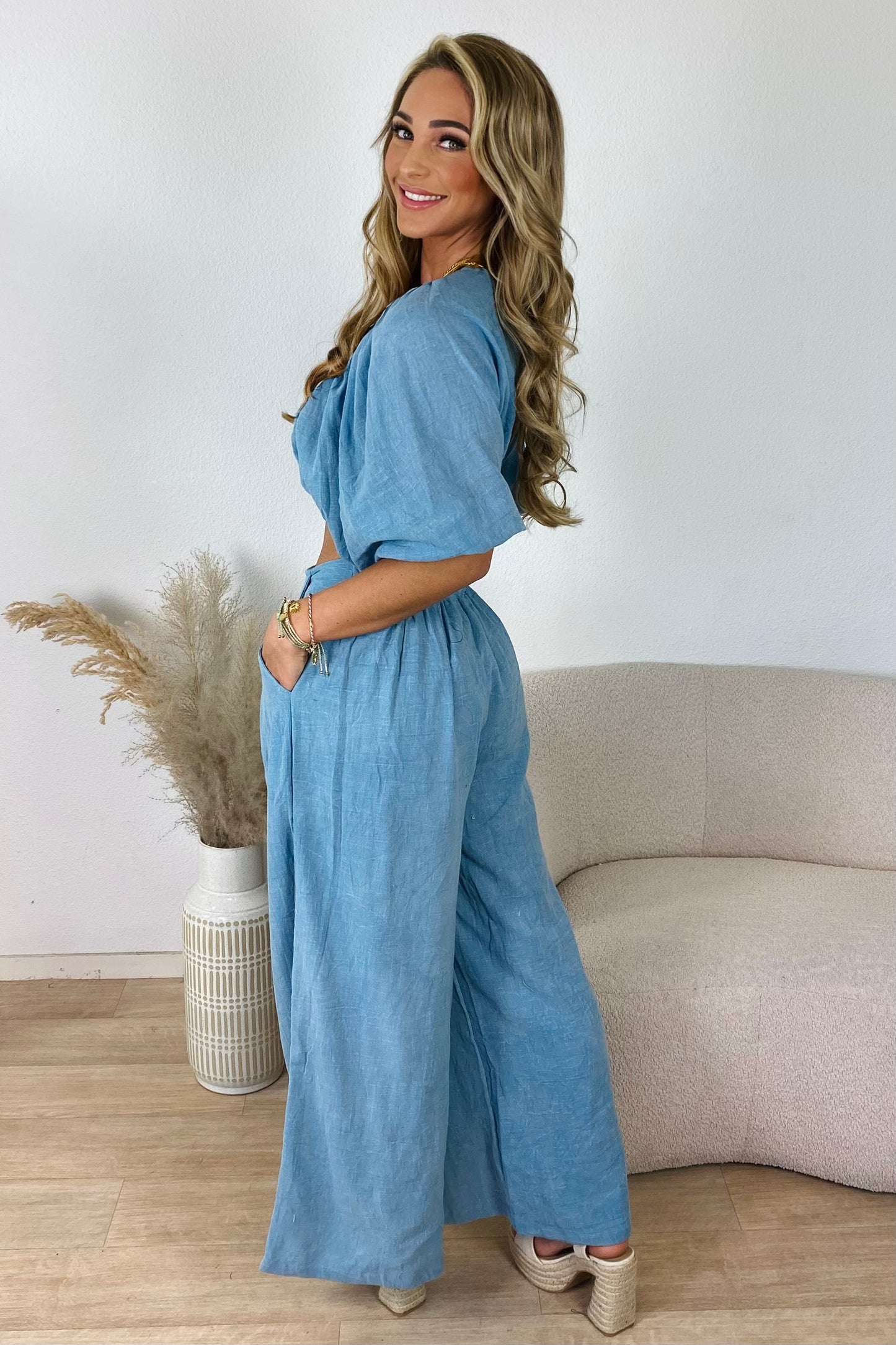 Boho 2-piece set - Blauw