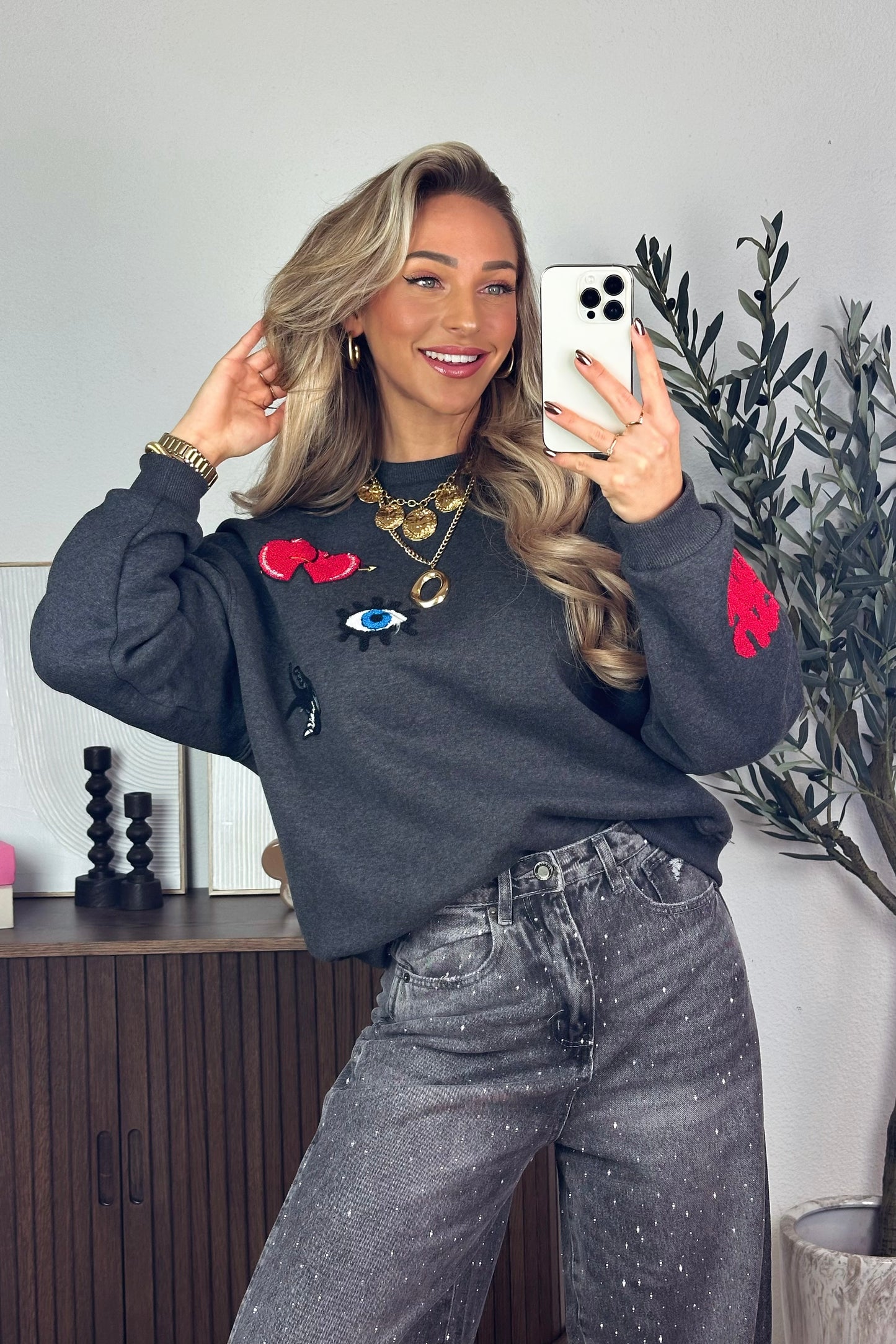 PRE-ORDER / Jayda knit - Grey