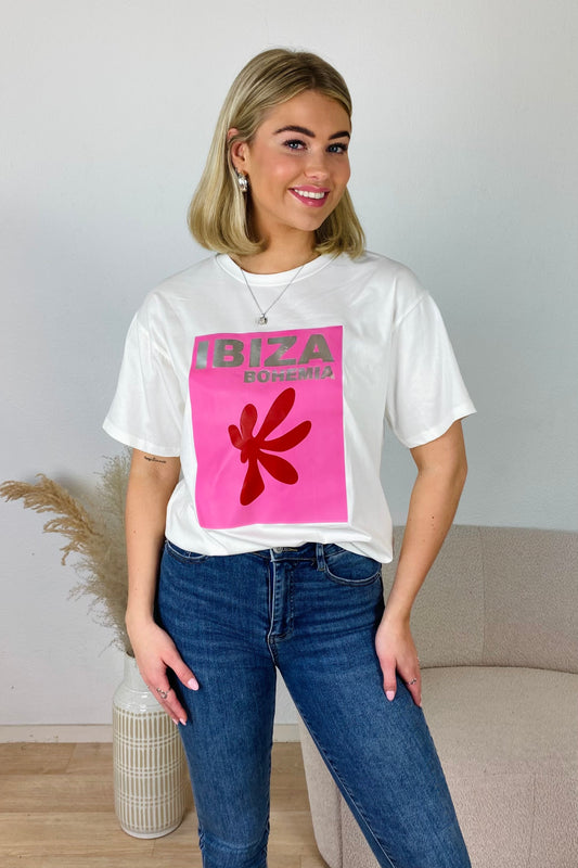 Ibiza bohemia t-shirt - Roze