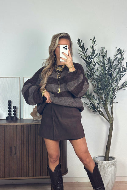 PRE-ORDER / Dina knit - Brown