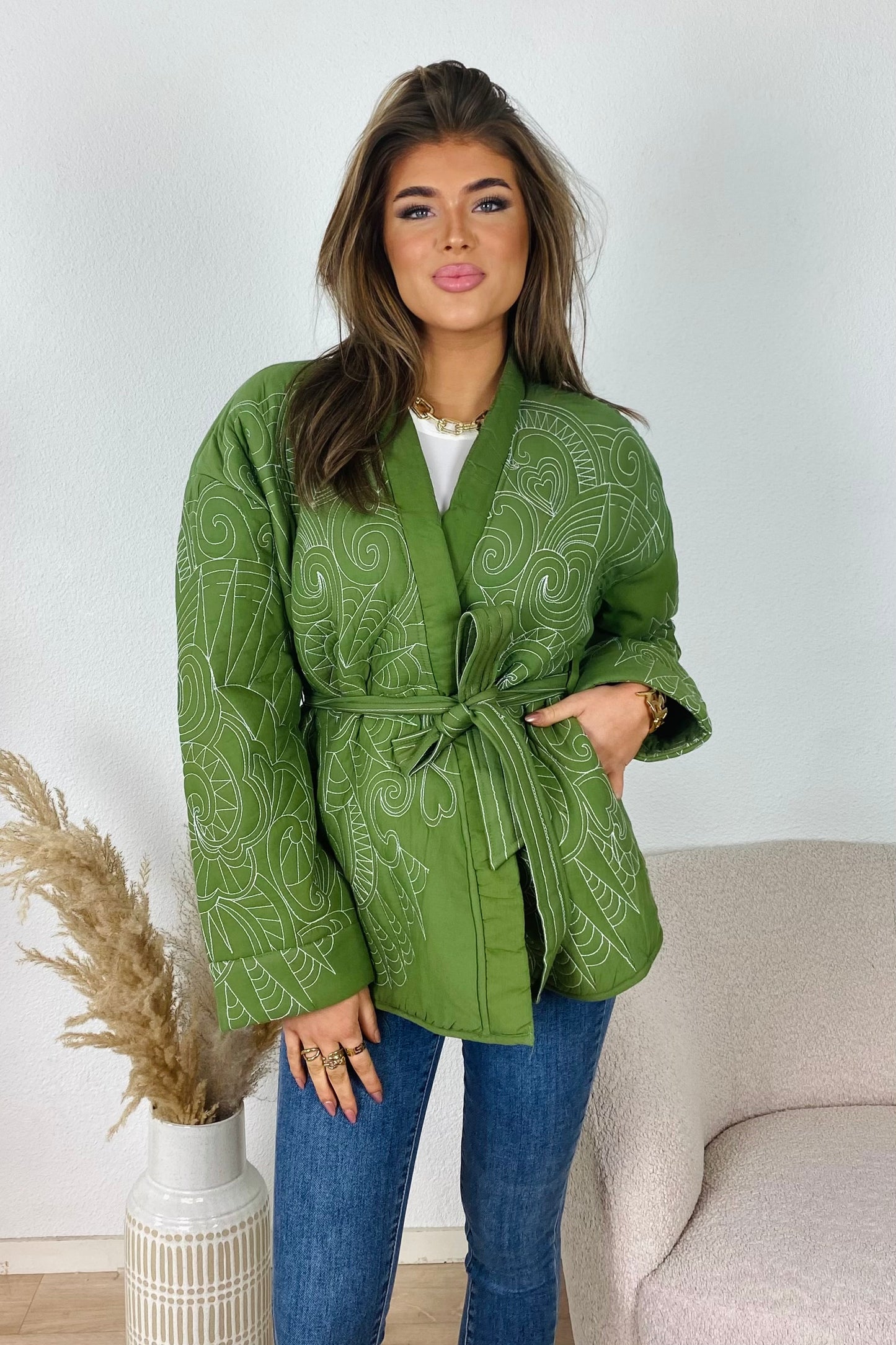 Kimono jacket - Green