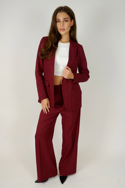 Laila - blazer bordeaux