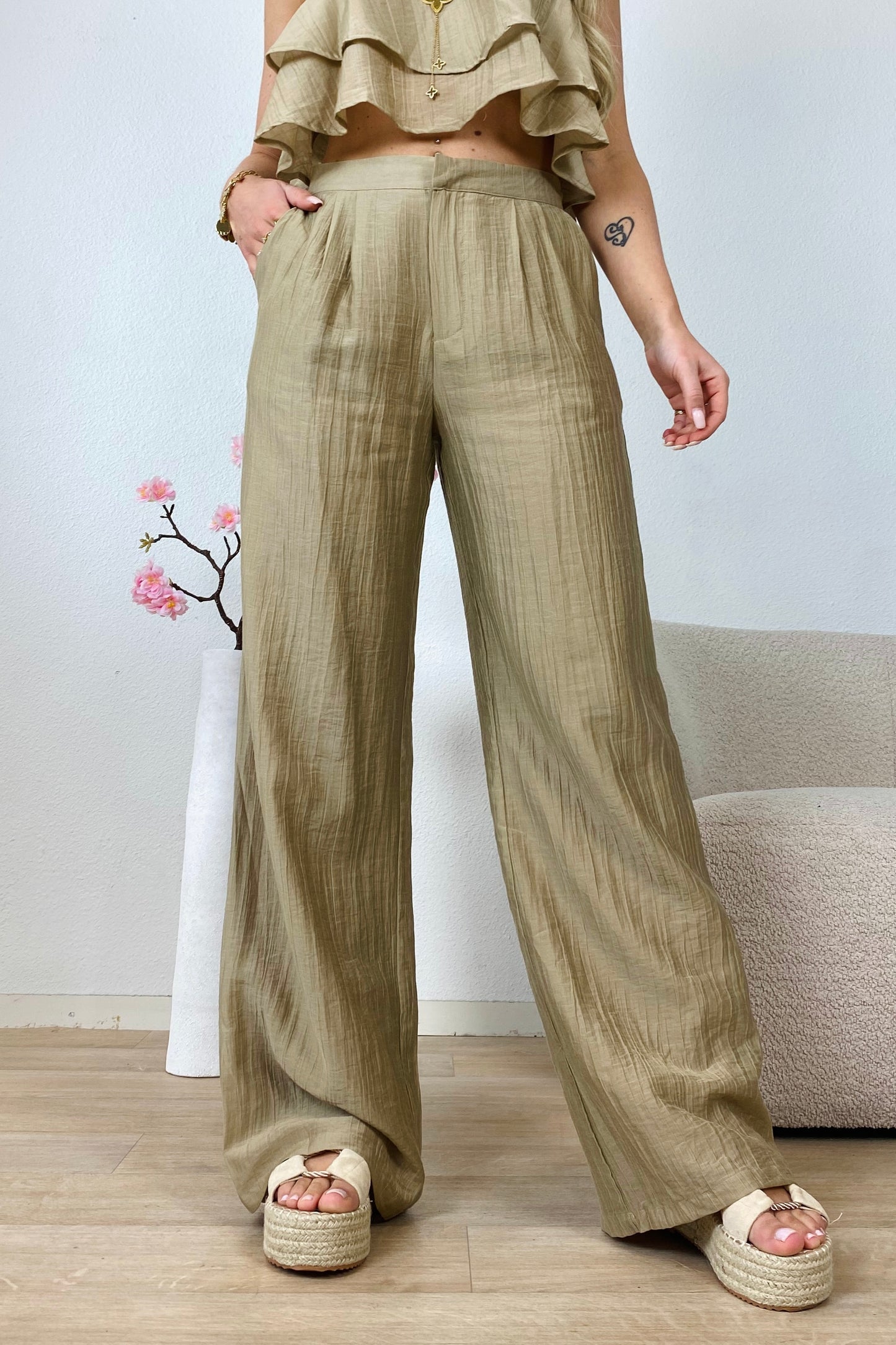 Kayla - broek camel