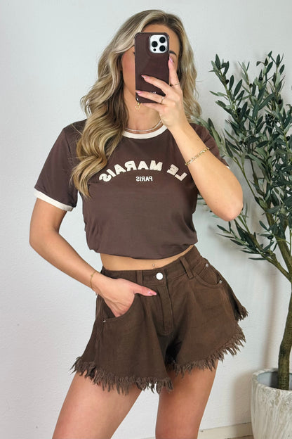 Le marais t-shirt - Bruin