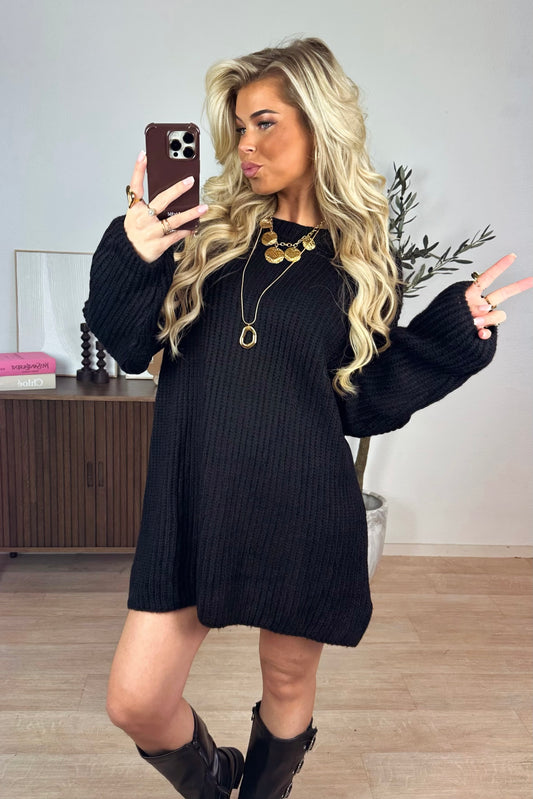 Elisa knit dress - Black