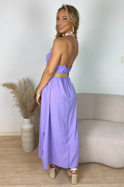 Flowy maxi jurk - Lila