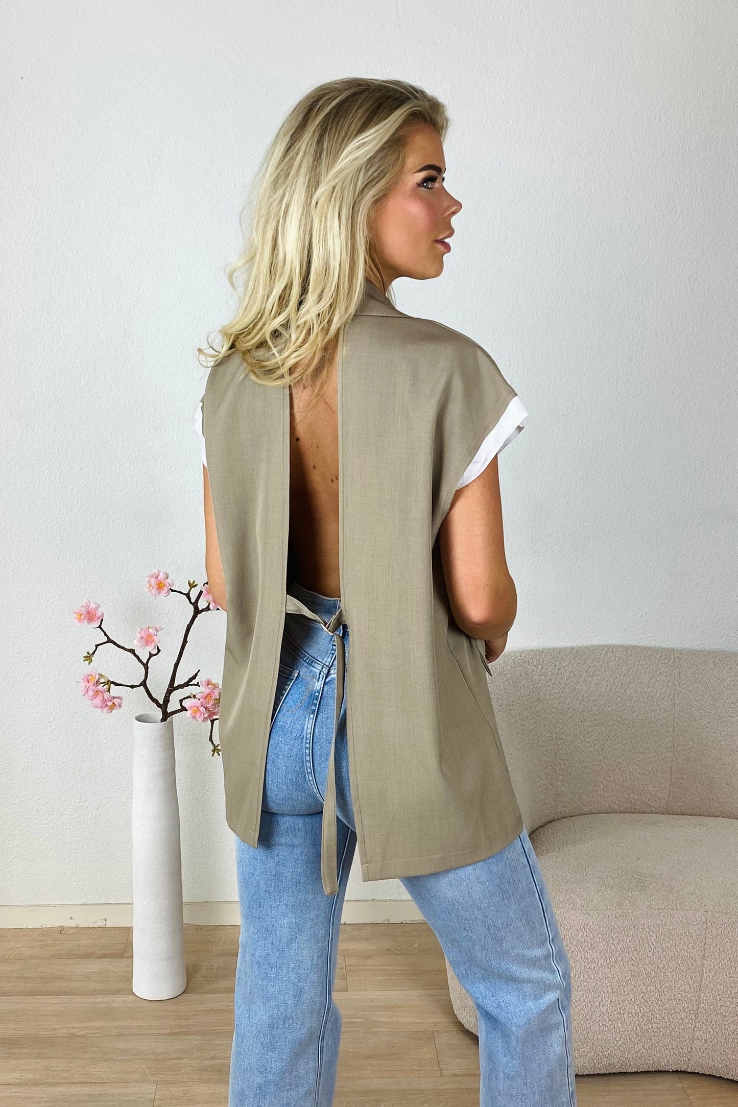 Mary - gilet beige