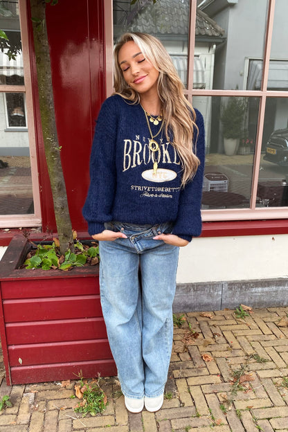 Brooklyn knit - Blue