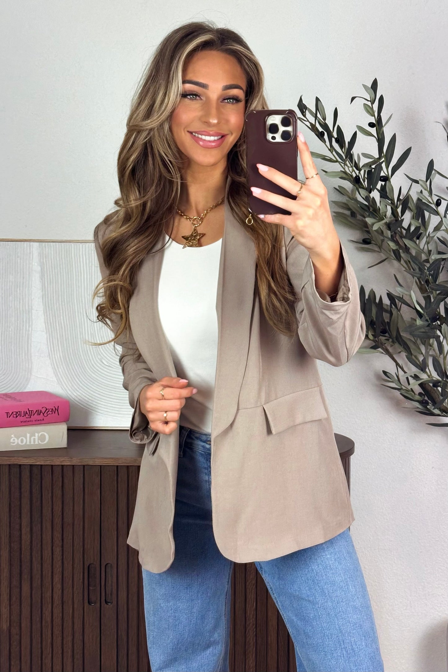 FG Essential Blazer - Taupe